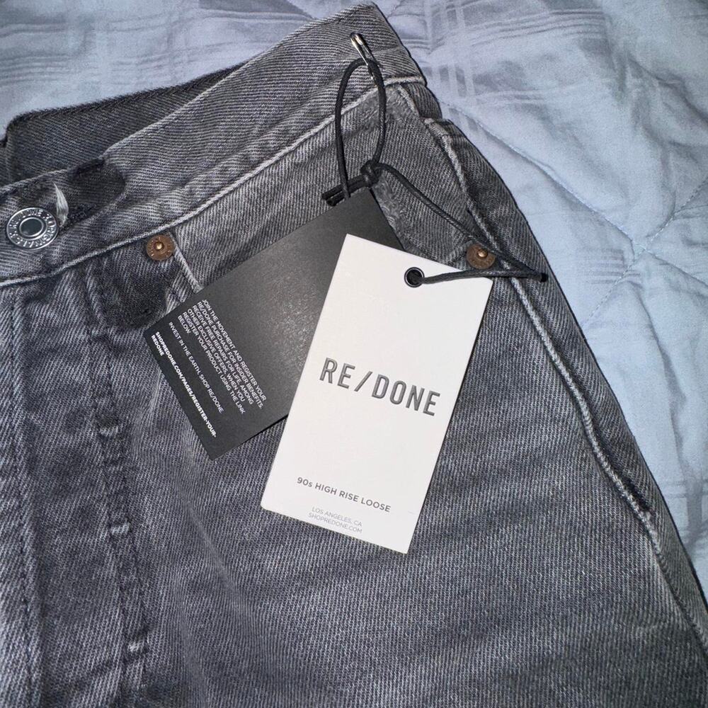 Re/done 90s High Rise Loose Jeans Size 24 NWT